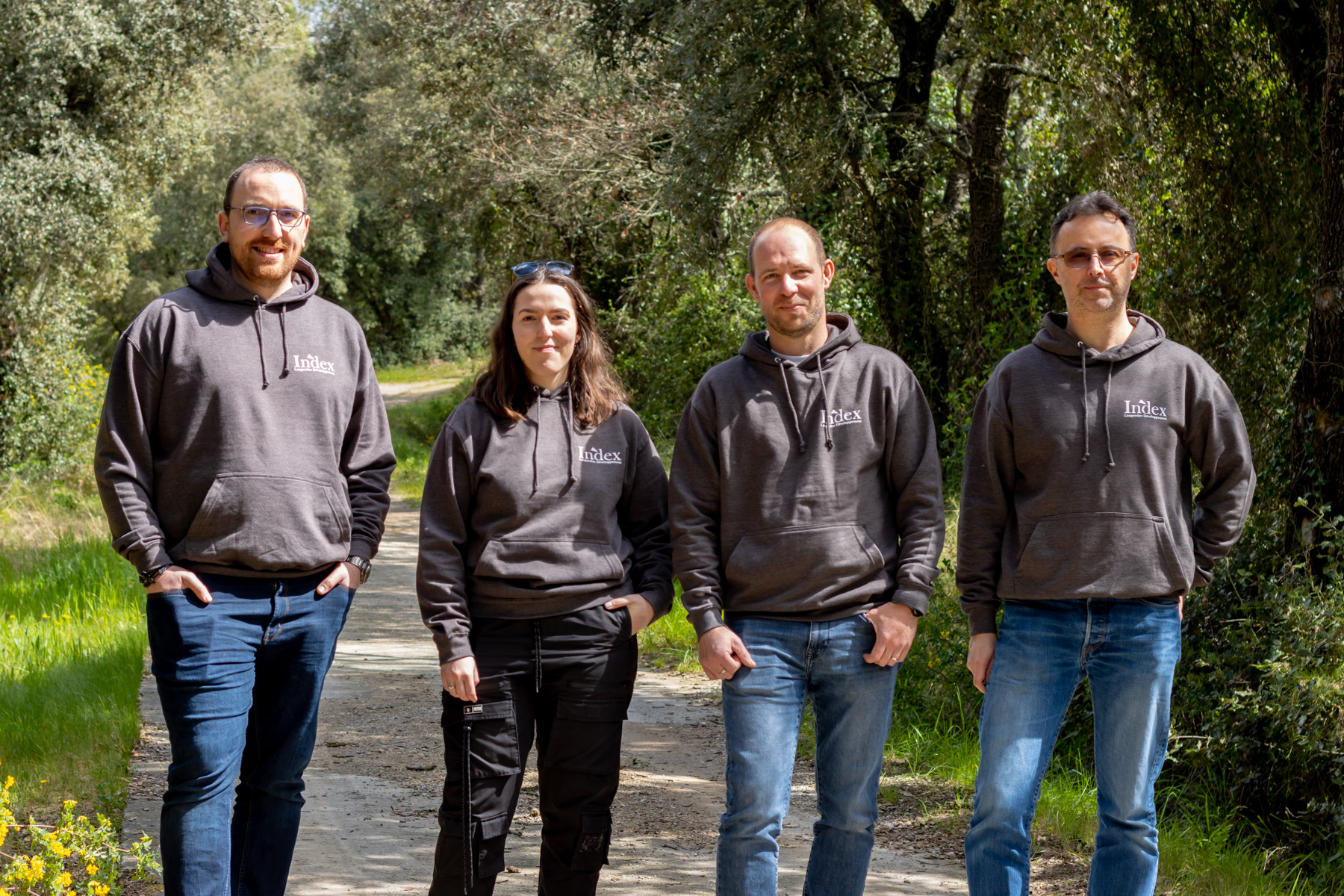 L'équipe Index LD, agence web, création d'applications, création de logiciels, formation à Sommières (Gard), entre Nîmes et Montpellier