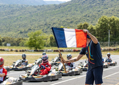 Départ d'un challenge de karting chez Fun Kart (Ganges - Hérault)