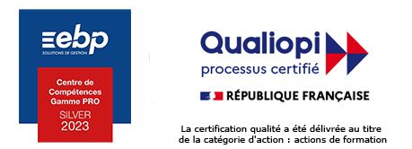 Logo 2023 centre de compétence EBP et Qualiopi : Index LD est une agence informatique gardoise spécialise EBP et certifié Qualiopi pour les actions de formation