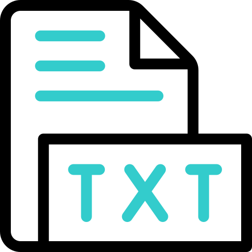 Icone représentant un texte avec citation