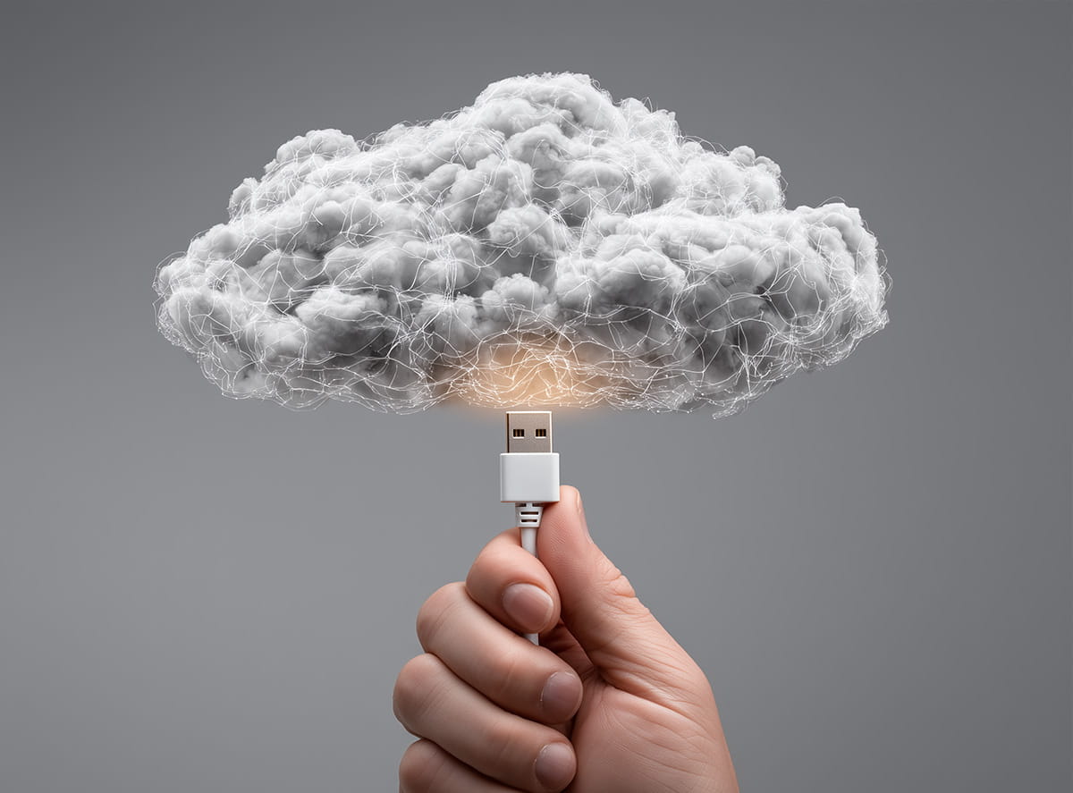 Connexion d'un câble avec un cloud Connexion d'un câble avec un cloud