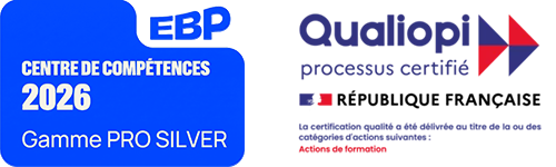 Logo formation EBP et Qualiopi